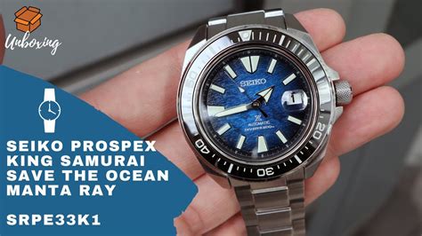 Seiko Prospex King Samurai Save The Ocean Manta Ray M