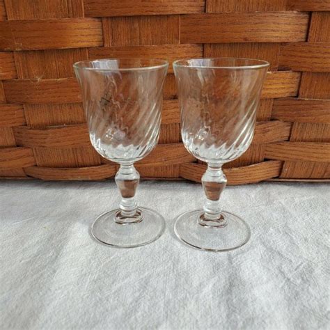 Cristal D Arques Durand Dining 2 Cristal Darquesdurand Volute Cordial Shot Glasses Swirl