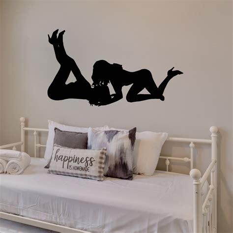 Erotic Vinyl Wall Decal Hot Sexy Girls Woman S Stickers Mural Dg Etsy