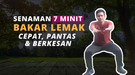 Senaman 7 Minit Bakar Lemak Cepat Pantas Berkesan Noriman Ramli