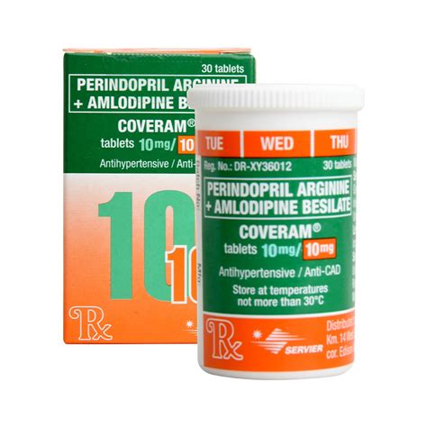 Coveram Coveram Perindopril Arginine 10mg Amlodipine 10mg 1 Tablet [prescription Required