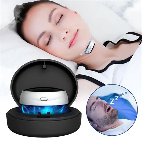 Smart Anti Snoring Device Dual Pulse Muscle Stimulator Stop Snore