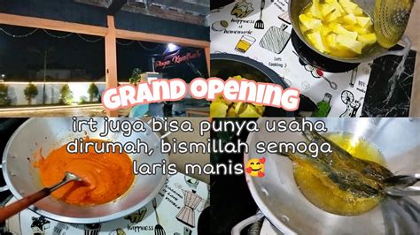 AKHIRNYA BISA PUNYA WARUNG LALAPANPERSIAPAN GRAND OPENING USAHA BARU