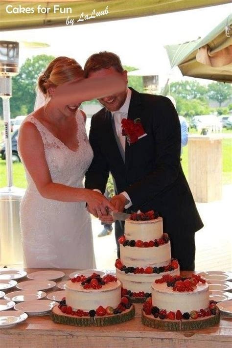 Semi Naked Cake Decorated With Fresh Fruit Cake By CakesDecor