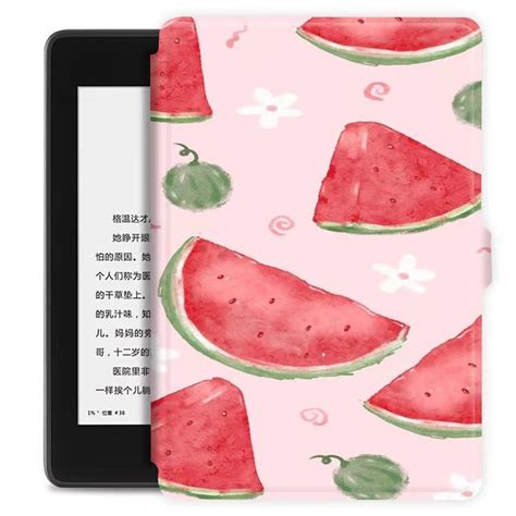 Funda Inteligente De Cuero PU Para Kindle Oasis Cubierta Para Kindle