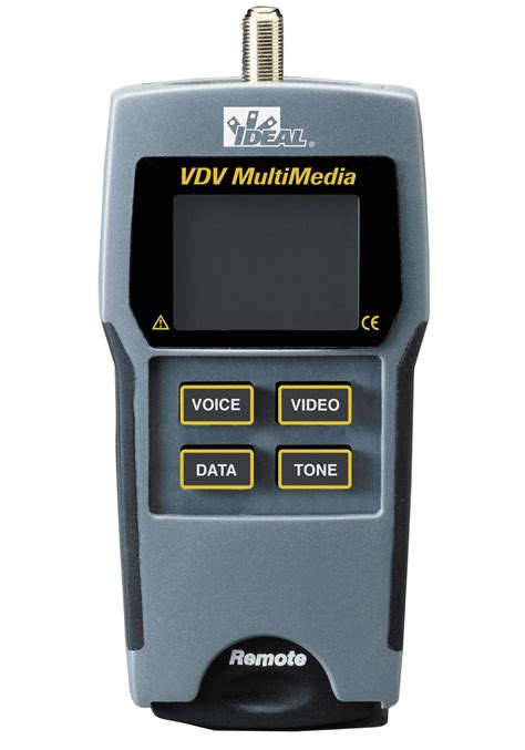 33 856 Ideal Vdv Multimedia Cable Tester Kit Farnell Es