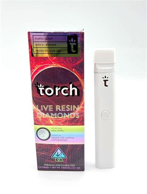 Torch Live Resin Diamonds Vape Pen Fire Sale Oc 420 Collection