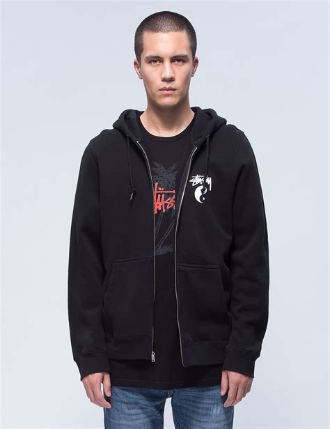 Stüssy Stock Yin Yang Zip Hoodie Hbx Globally Curated Fashion And