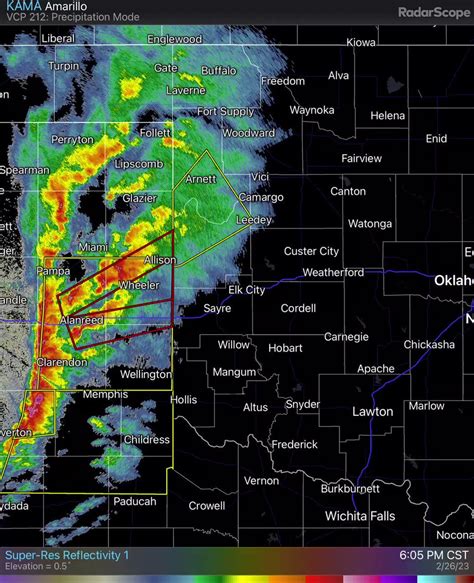 NWS Norman On Twitter 625 Pm Radar A Few Isolated Severe Storms Are