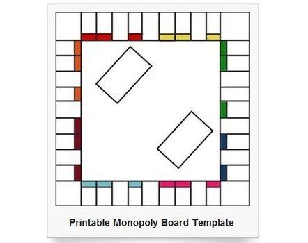 Monopoly game board design template - econoptu