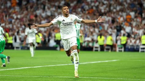 Kylian Mbappé Scores First League Goals For Real Madrid In Win Against