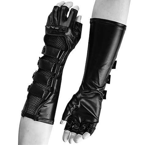 Men S Gothic Gloves Predator By Punk Rave The Dark Store