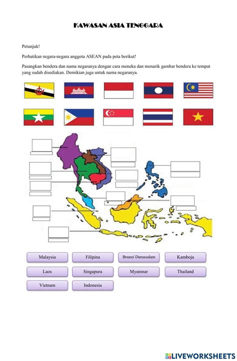 Penilaian Harian Asia Tenggara Worksheet Artofit