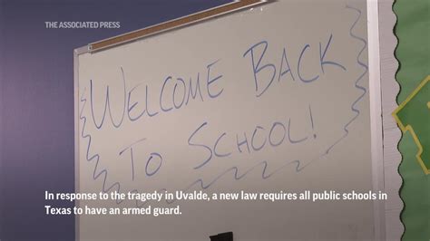 Texas School Districts Struggle To Find Armed Officers Under New State Law