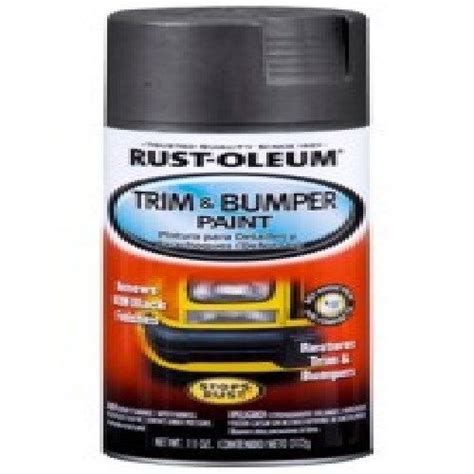 Rust Oleum 251574 Trim Bumper Paint 11 Oz Matte Black For Sale Online