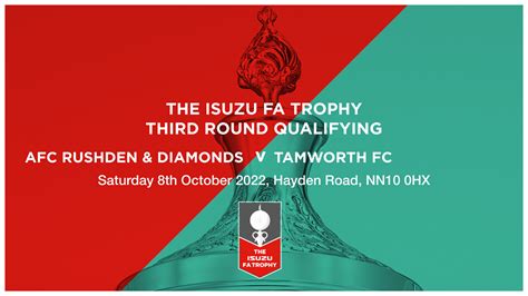 Match Preview: AFC Rushden & Diamonds vs Tamworth – AFC Rushden & Diamonds