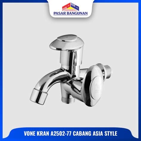 Jual Vone A Keran Kran Air Double Cabang Wall Tembok Shower