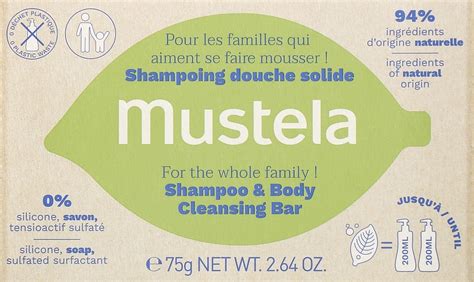 Mustela Famille Shampoo Body Cleansing Bar Șampon solid pentru păr