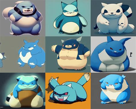 Snorlax Pokemon Highly Detailed Intricate Stable Diffusion Openart