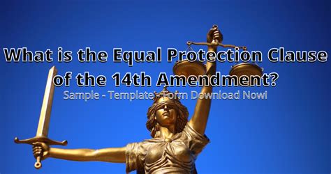 What is the Equal Protection Clause of the 14th Amendment? ⏬👇