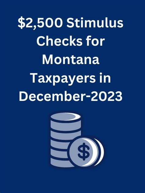 2 500 Stimulus Checks For Montana Taxpayers In December 2023 Stimuluscheckupdates