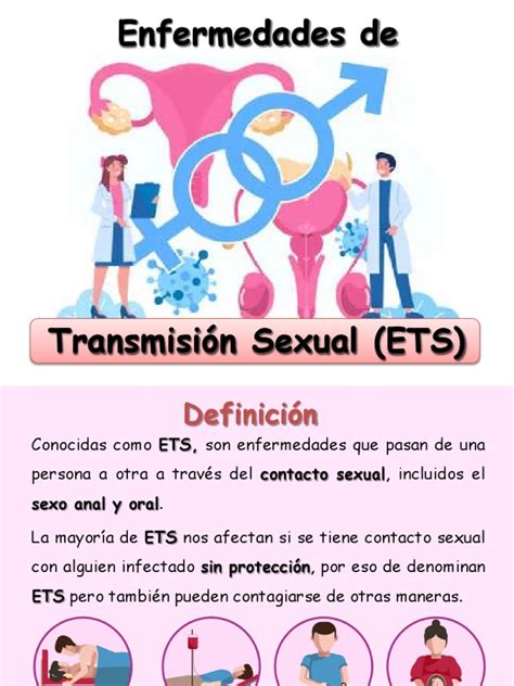 Enfermedades De Transmision Sexual Ets Pdf Infección Transmitida Sexualmente