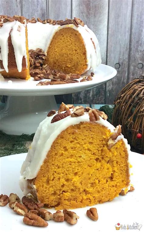 Cake Mix Pumpkin Bundt Cake With Video In The Kids Kitchen