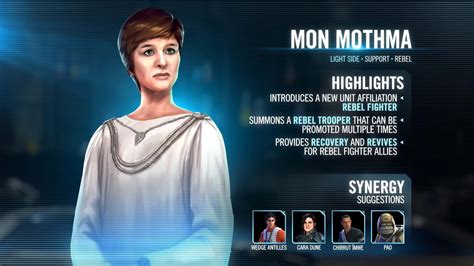 Mon Mothma Joins Holotables In Star Wars Galaxy Of Heroes