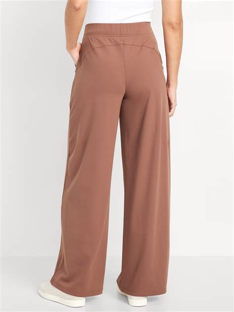 High Waisted PowerSoft Trouser Pants Old Navy