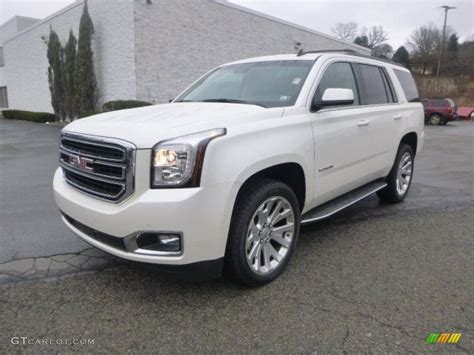 Summit White 2015 GMC Yukon SLT 4WD Exterior Photo 99611208 GTCarLot