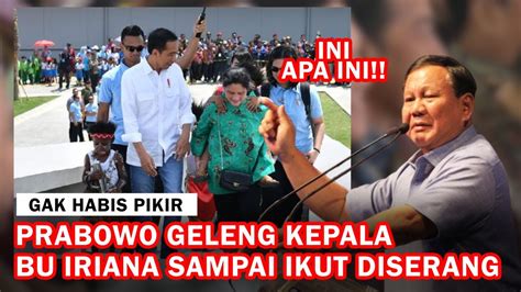 SAMPAI GELENG GELENG KEPALA Prabowo Ikuti Cara Presiden Jokowi Saat