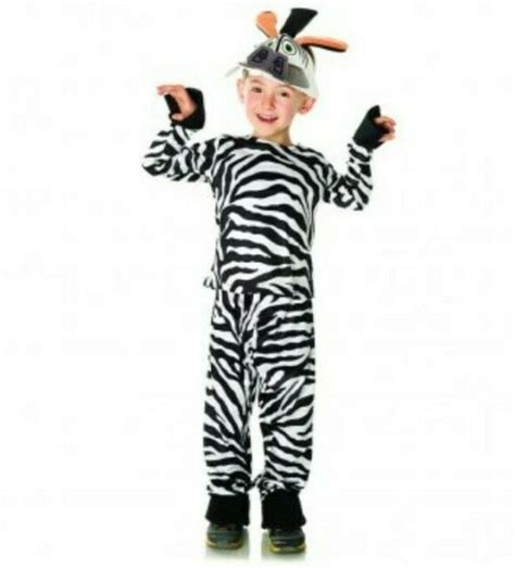 Marty The Zebra Madagascar Sz S 4 6 Safari Fancy Halloween Child