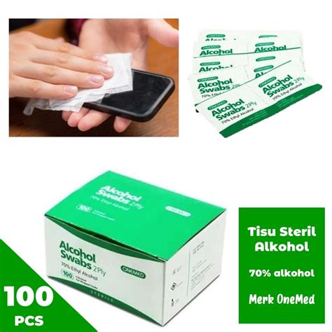 Jual Alkohol Swab Isi 100 Pcs Alchohol Swab Tisu Steril Alkohol