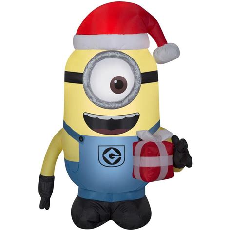 Universal 351 Ft X 21 Ft Lighted Minion Christmas Inflatable At