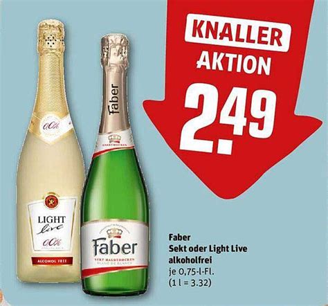 Faber Sekt Oder Light Live Alkoholfrei Angebot Bei REWE Kaufpark