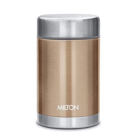 Milton Cruet 550 Thermosteel Soup Flask Hot And Cold 515 Ml Brown