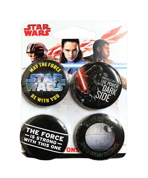 Star Wars Button 4 Packs