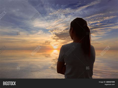 Beautiful Woman Stand Image & Photo (Free Trial) | Bigstock