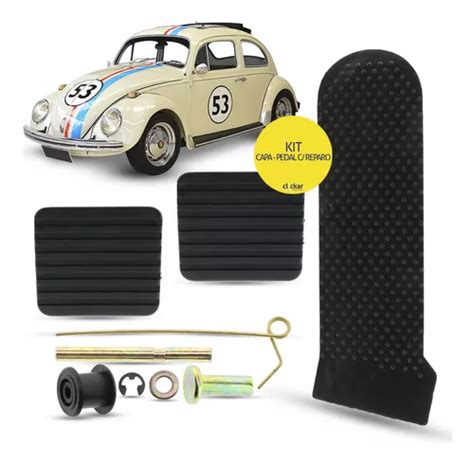 Capa Pedal Acelerador Freio Embreagem Volkswagen Fusca Tl MercadoLivre