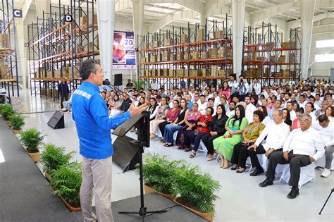 Rutilio Escandón inaugura la Plataforma y Hangar de Carga del