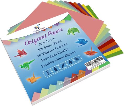 Sheets Single And Double Sided Origami Paper Amazon Co Uk Home