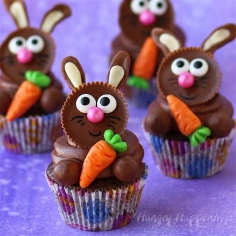 Peanut Butter Fudge Filled Chocolate Easter Bunnies Hungry Happenings