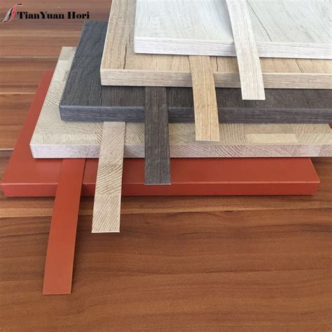 China Factory Laminate Wood Grain Plastic Furniture Edge Trim