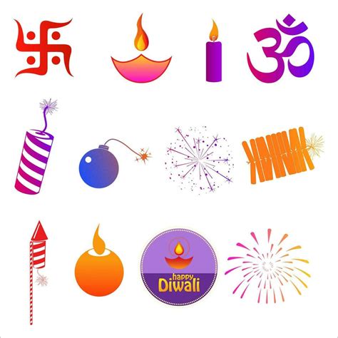 Diwali Elements Vector Illustration 29445304 Vector Art at Vecteezy