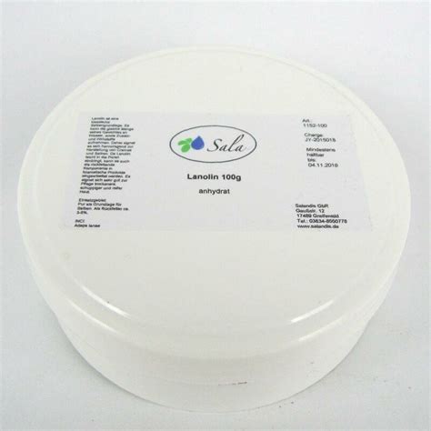 Sala Lanolin Anhydrat Pestizidfrei Ph Eur 100 G Dose 5 29