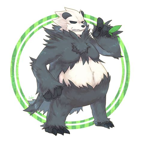 Pangoro Pok Mon Image By Pixiv Id Zerochan Anime