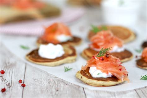 Saumon Gravlax Et Blinis Maison Au Sarrasin Nutrition Impact