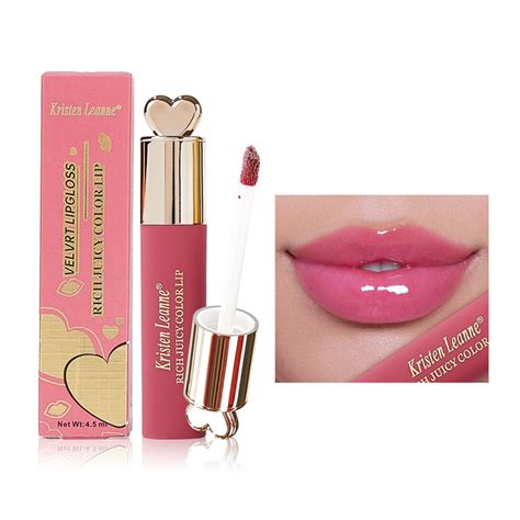 Lip Gloss, Long Lasting Moisturizing Lip Gloss Portable Lipsticks ...