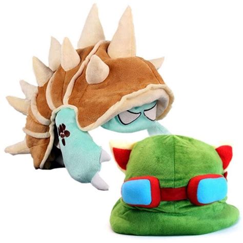 New 2023 Cute Kawaii Lol Rammus Teemo Hat Cap Lol Teemo Cosplay Prop