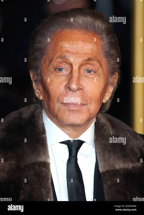 Valentino Arriving At The World Premiere Of Les Miserables Leicester